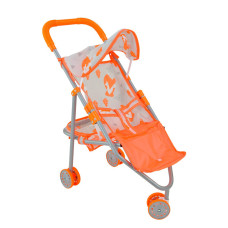 Дитяча колясочка для ляльок «Лисички» CS7912 прогулянкова, складана