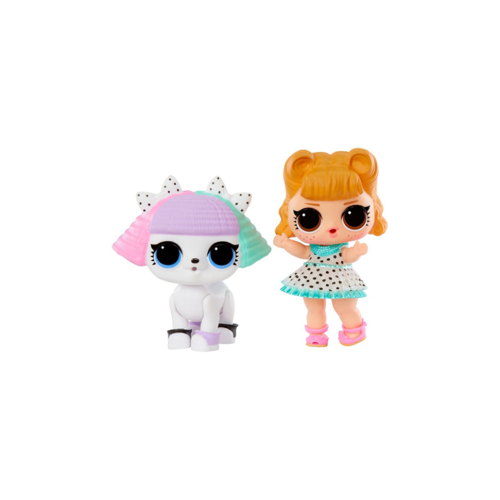 Набор игровых фигурок L.O.L. Surprise! 987826 серии "OPP Tot + Pet" - ДЖИТТЕРБАГ И ПУПСТА