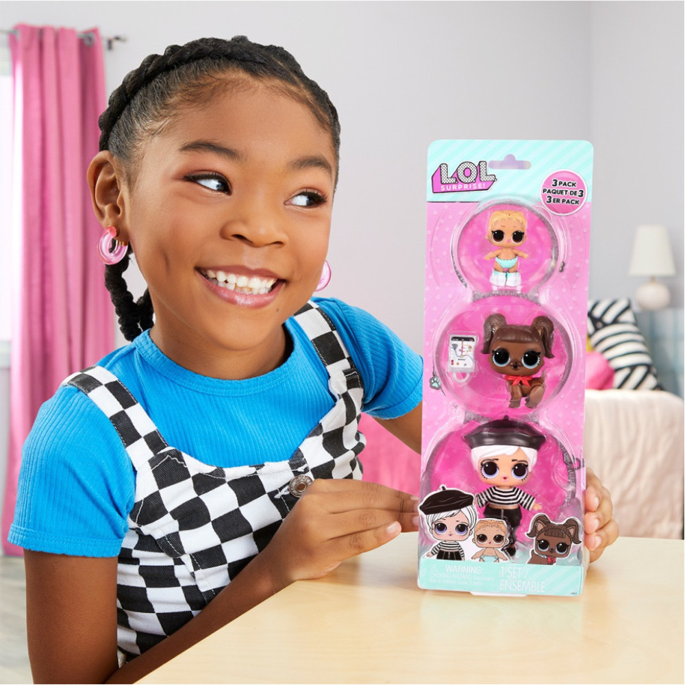 Набор игровых фигурок Битник Бэйби, Дарлинг Догги L.O.L. Surprise! 987888 серии "OPP Tot + Pet + Lil Sis"