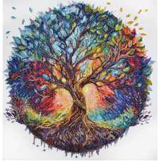 Набір для вишивання хрестиком «Центр Всесвіту» AH-211 із п'яльцями