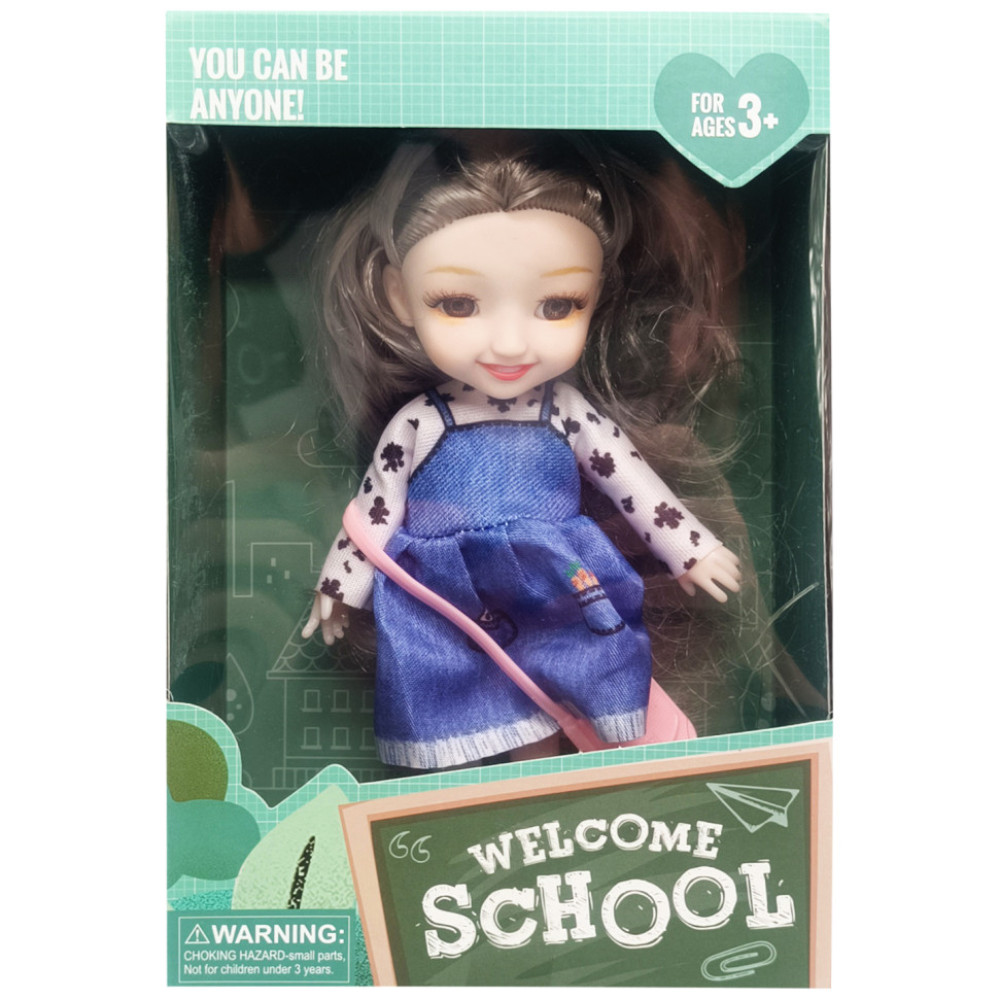 Дитяча лялька "Welcome School" YL605-62-1 із сумочкою