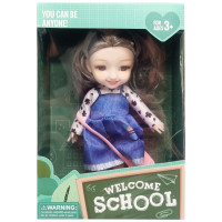 Дитяча лялька "Welcome School" YL605-62-1 із сумочкою