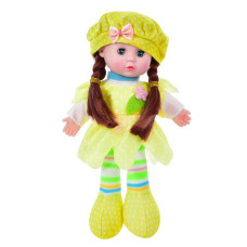 Дитяча Лялька LY3011(Yellow) м'яконабивна 28 см, жовта