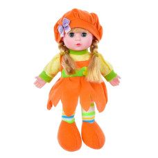 Дитяча Лялька LY3011(Orange) м'яконабивна 28 см, помаранчева