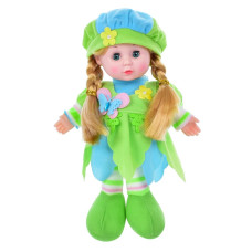 Дитяча Лялька LY3011(Green) м'яконабивна 28 см, зелена
