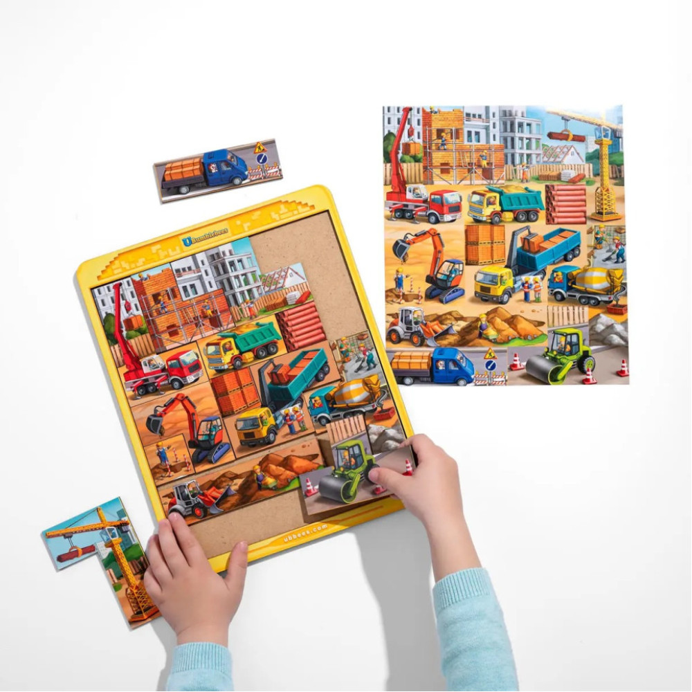 Деревянный тетрис большой "Строительная площадка" (ПСД127) PSD127