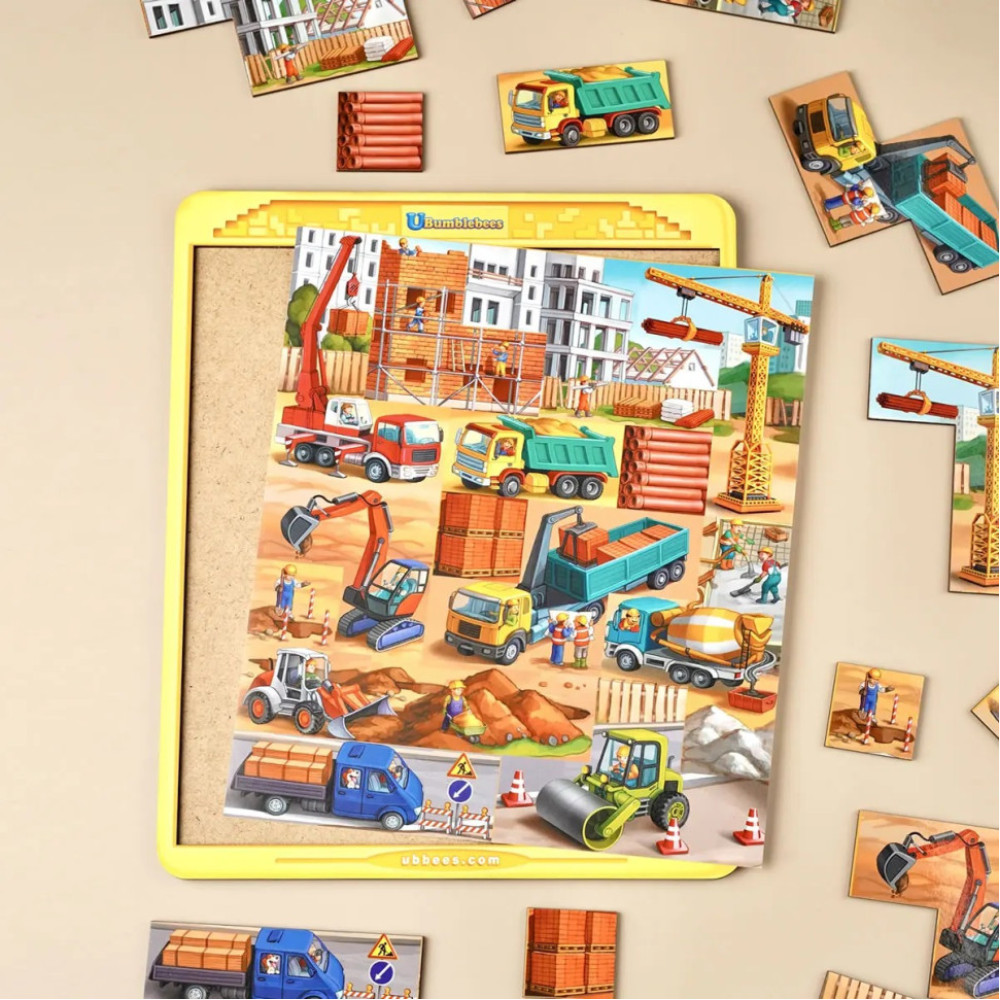 Деревянный тетрис большой "Строительная площадка" (ПСД127) PSD127