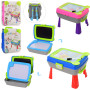 Дитячий столик-мольберт для малювання YM771-2 з аксесуарами