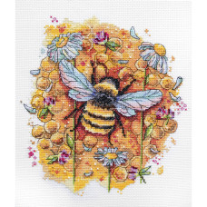 Набор для вышивки крестиком "Разнотравье" AH-086 25х20 см