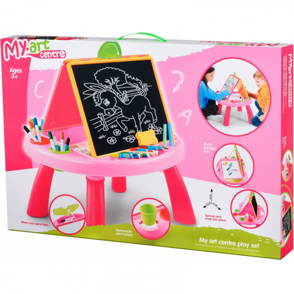 Двухсторонний мольберт 8806M со столиком