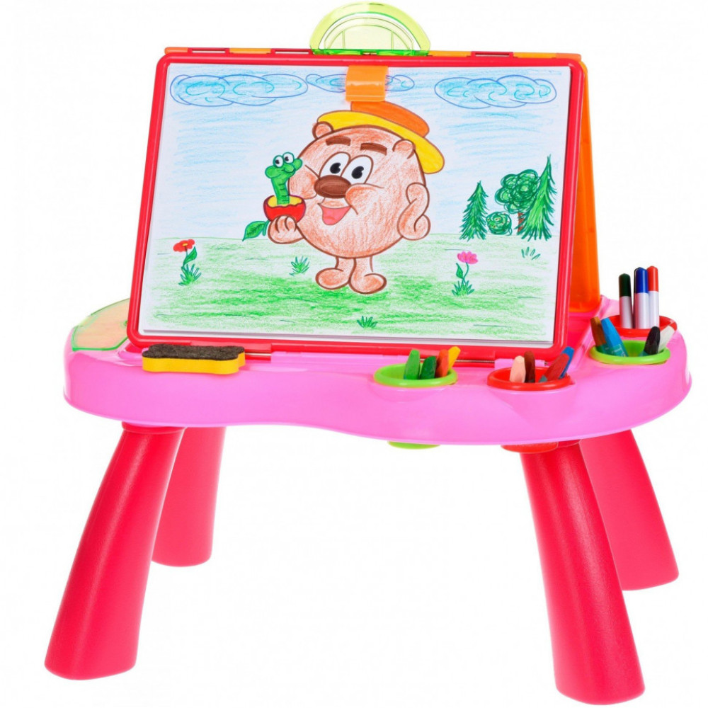 Двухсторонний мольберт 8806M со столиком