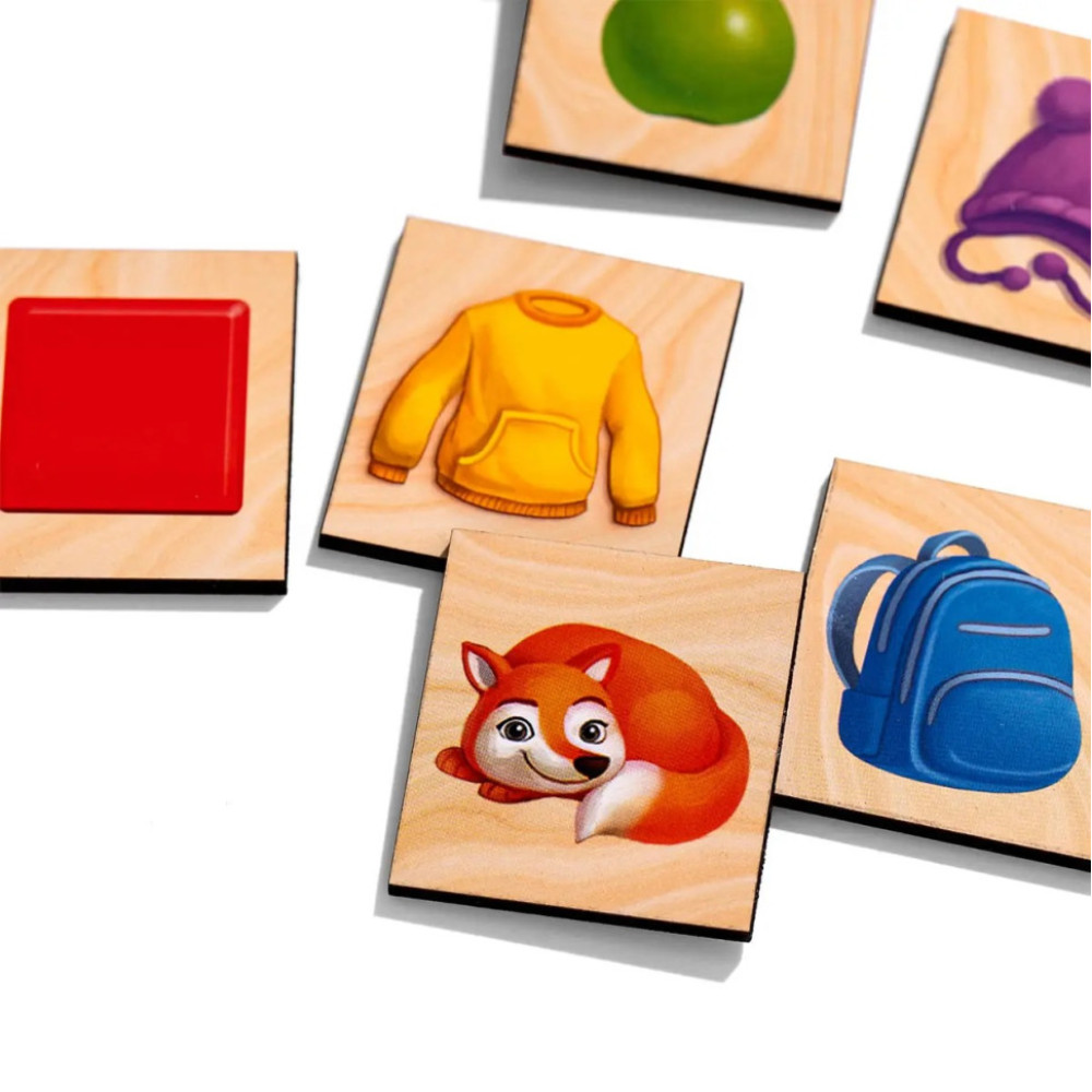 Дерев'яний пазл-вкладиш Асоціації кольору (ПСД268) PSD268