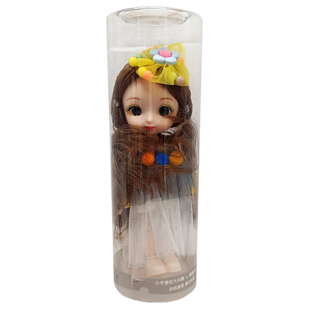 Лялька Дитяча «Emma» 5004-9 шарнірна у святковій сукні