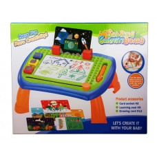 Дитяча досточка для малювання 009-2023-5 зі штампами