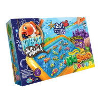 Набір креативної творчості "Кінетичний пісок: Кльова рибалка" KIDSAND KRKS-01-01U 2в1
