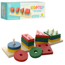 Іграшка, що розвиває Геометрика MD 0715 дерев'яна