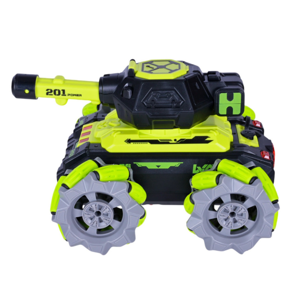 Танк на радіокеруванні KT907A (Light-Green) стріляє гелем, звук, світло