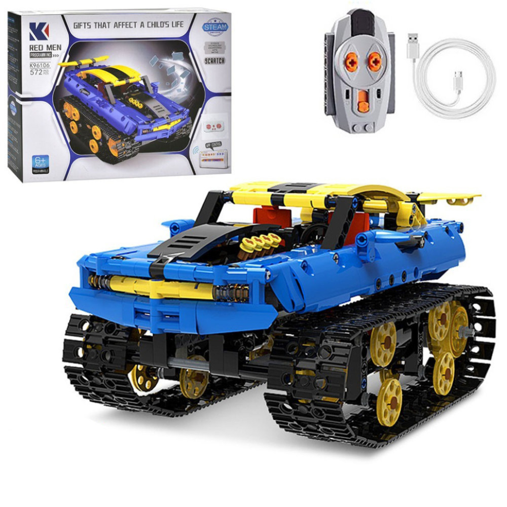 Конструктор детский «Транспорт» K96106 на аккумуляторе 572 детали