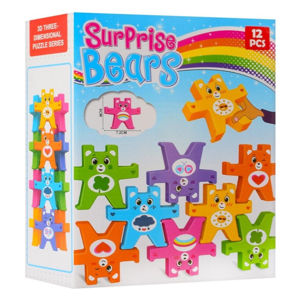 Детская Развивающая игра-балансир Котики 6893, 12 шт