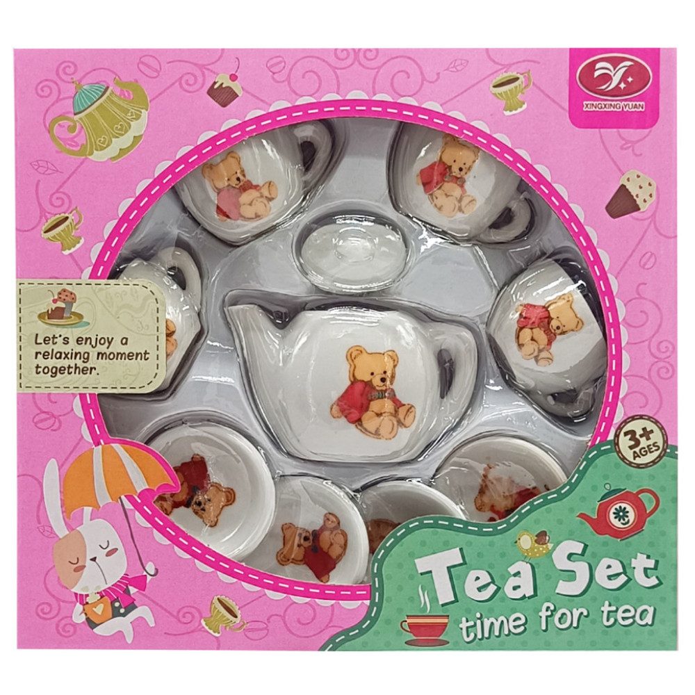 Детский чайный сервиз «Мишка» 868-D4-1 фарфор, 4 чашки, чайник