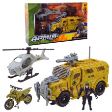 Игрушечный набор Военный BL2314 военный транспорт, аксессуары